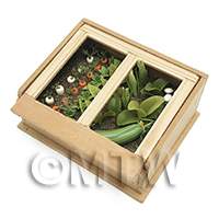 Dolls House Miniature Filled Coldframe 