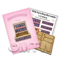 1:12th 1910s Frys Chocolate Shop Display Box Kit