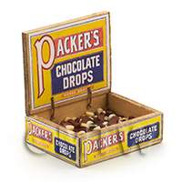 dollshouse miniature lasercut Packers Chocolate Shop Display Box Kit - madeup