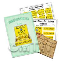 1:12th Borax Soap Shop Display Box Kit