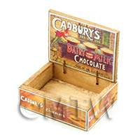 dollshouse miniature lasercut Cadburys Chocolate Shop Display Box Kit - madeup