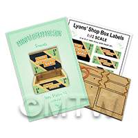 1:12th Lyons Chocolate Bars Shop Display Box Kit