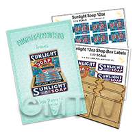 1:12th Sunlight Soap 12oz Shop Display Box Kit