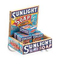 dollshouse miniature lasercut Sunlight Soap Shop Display Box Kit - madeup