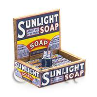 dollshouse miniature lasercut Sunlight Soap Shop Display Box Kit - madeup