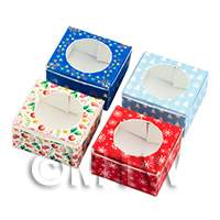 1:12th Dolls House Miniature Christmas Bakery Boxes Kits
