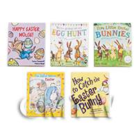 Dolls House Miniature Set of 5 Childrens Easter Books 
