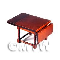 Dolls House Miniature Mahogany Table