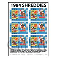 Dolls House Miniature Packaging Sheet of 6 Shreddies Cereal Boxes