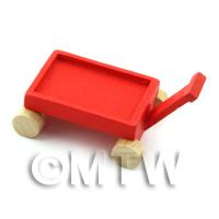 Dolls House Miniature Wooden Toy Trolley 