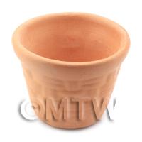 Dolls House Miniature Garden Terracotta Tree / Shrub Pot Style A