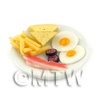 Dolls House Miniature English Style Breakfast 