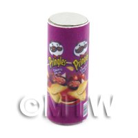 Dolls House Miniature Tube Of Pringles Salsa Flavour