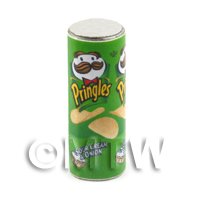 Dolls House Miniature Tube Of Pringles Sour Cream And Chive