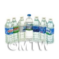 Dolls House Miniature Selection of 7  Water Bottles
