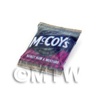 Dolls house Miniature  McCoys Ham and Mustard Crisps