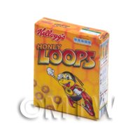 Dolls House miniature Kelloggs Honey Loops