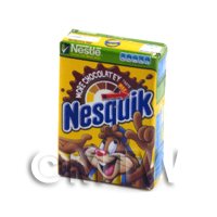 Dolls House Miniature Nestle Nesquik Chocolate Cereal