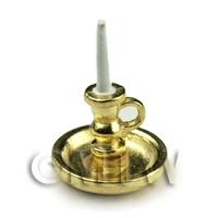 Dolls House Miniature Chamber Candle Holder 