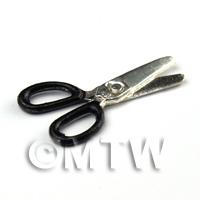 Dolls House Miniature Metal Dressmaking Fabric Scissors 