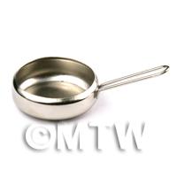 Dolls House Miniature Silver Finish Metal Camping Pan 