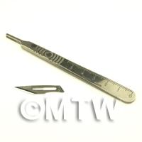1/12th scale - Swann Morton No. 3 Scalpel Handle And 5 No.10a Blades