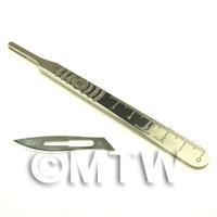 1/12th scale - Swann Morton No. 4 Scalpel Handle And 5 No.23 Blades