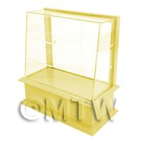 Miniature Small Yellow Wood Cake / Food Display Counter