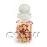 Miniature Handmade Marshmallow Twists In A Glass Jar