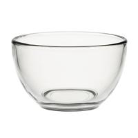1/12th scale - Dolls House Miniature Handmade Small Glass Mixing Bowl 