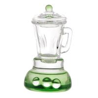 Dolls House Miniature Handmade Green Glass 3 Piece Blender