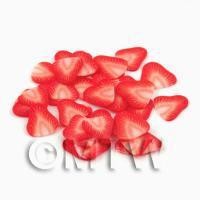 50 Strawberry Nail Art Cane Slices (NS2)