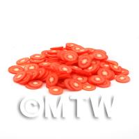 50 Handmade Tomato Cane Slices (NS11)