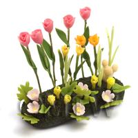 Dolls House Miniature Large DIY Flower Bed (DIY9)