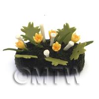 Dolls House Miniature Small DIY Flower Bed (DIY13)