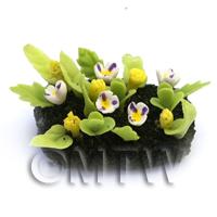 Dolls House Miniature Small DIY Flower Bed (DIY16)