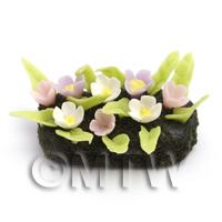 1/12th scale - Dolls House Miniature Small DIY Flower Bed (DIY19)