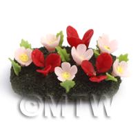 Dolls House Miniature Small DIY Flower Bed (DIY20)