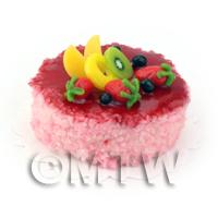 Dolls House Miniature Fruity Sponge Cake 