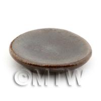 17mm Dolls House Miniature Metallic Style Plate