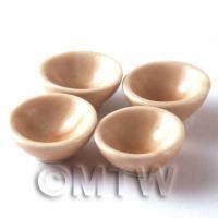 4 Miniature Salmon 18mm  Bowls