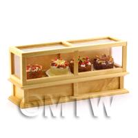 Dolls House Miniature Cake Display Cabinet