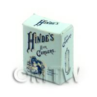 Dolls House Miniature Hindes Hair Curlers Box