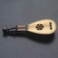 Dolls House Miniature Tudor Lute Style 2