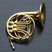 Dolls House Miniature French Horn