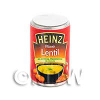 Dolls House Miniature  Can of Heinz Lentil Soup