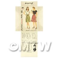 Miniature DIY Simplicity Dress Pattern Packet (DPD004)