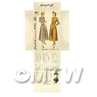 Miniature DIY Simplicity Dress Pattern Packet (DPD028)