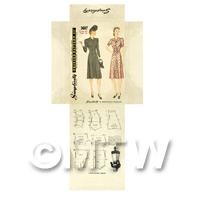 Miniature DIY Simplicity Dress Pattern Packet (DPD032)