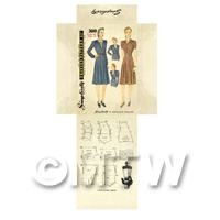 Miniature DIY Simplicity Dress Pattern Packet (DPD033)